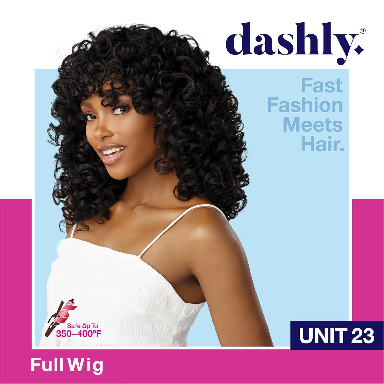 imageSensationnel Dashly Wig Unit 23 Non Lace Cap Ready to Wear Ear to Ear Lacepart Synthetic 1 JETBLACK1 JETBLACK