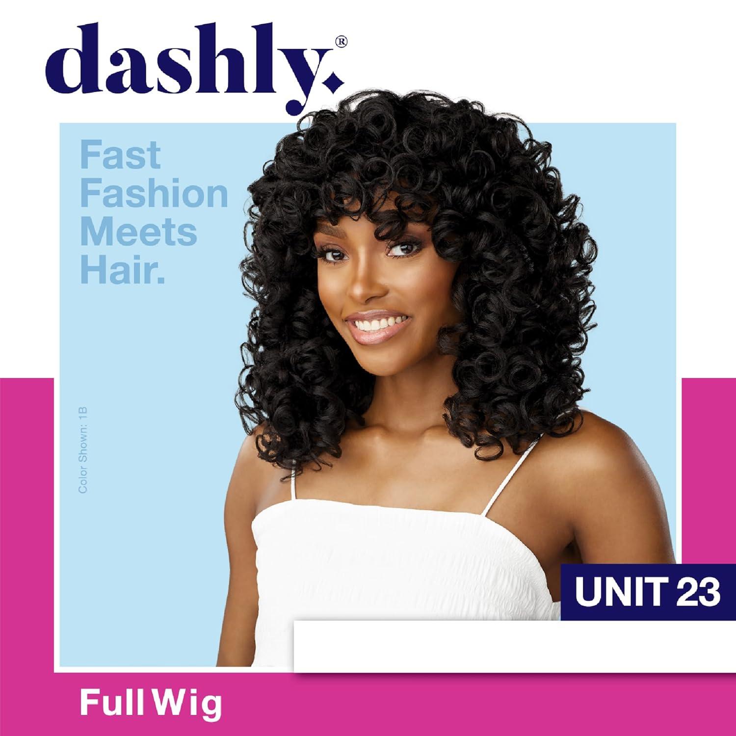 imageSensationnel Dashly Wig Unit 23 Non Lace Cap Ready to Wear Ear to Ear Lacepart Synthetic 1 JETBLACKBALAYAGECARAMEL