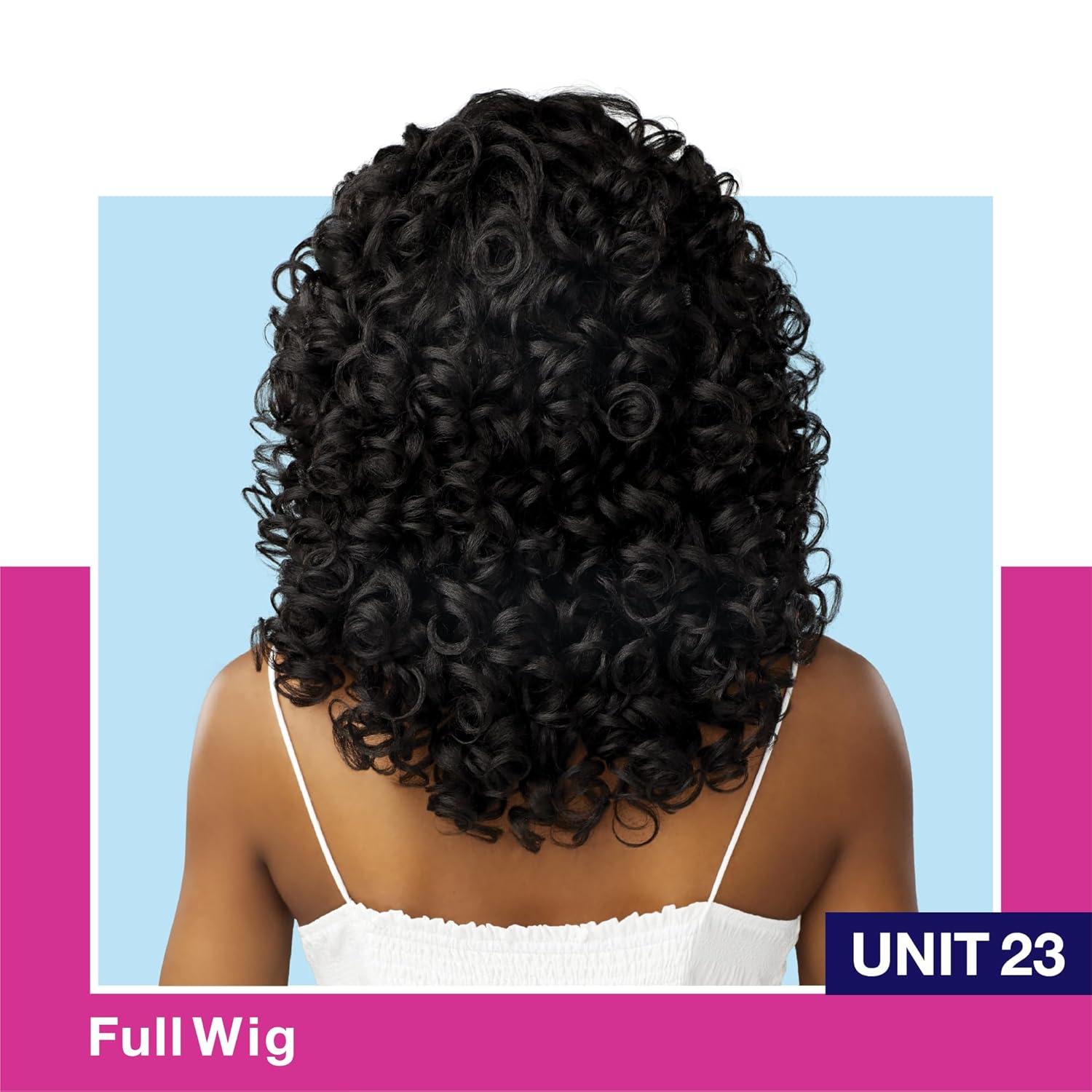 imageSensationnel Dashly Wig Unit 23 Non Lace Cap Ready to Wear Ear to Ear Lacepart Synthetic 1 JETBLACKBALAYAGEGOLD