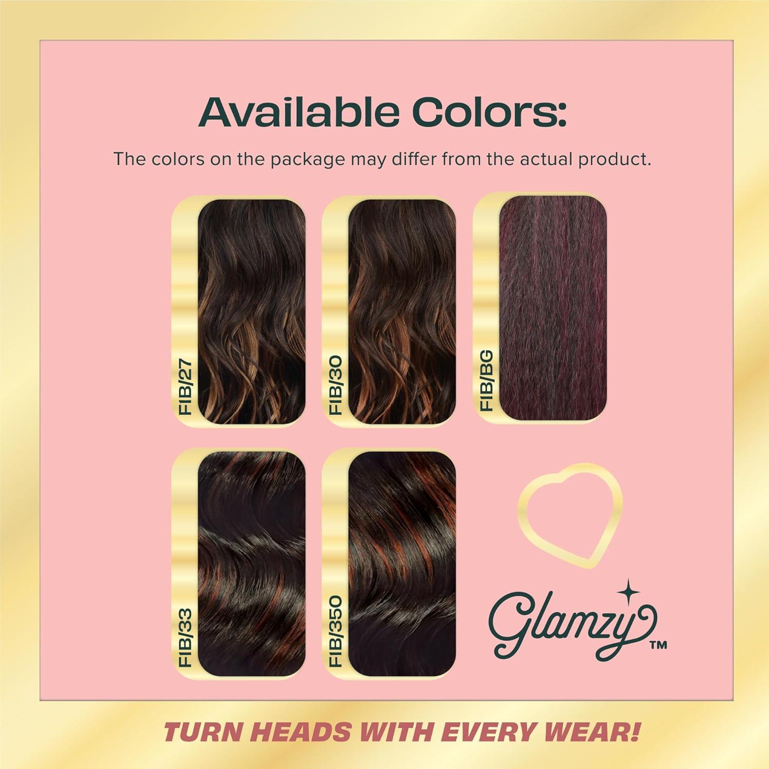 imageSensationnel Glamzy Lace Crown Wig Bailey Glueless Hand Tied CrownArea Synthetic Hair 1 JETBLACKF1B350