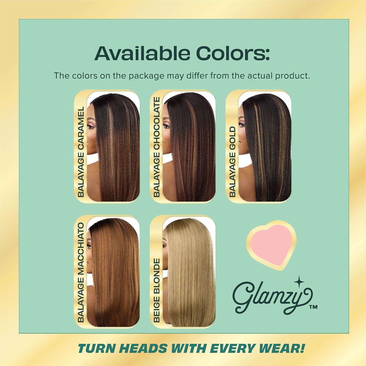 imageSensationnel Glamzy Lace Part Wig Zinnia Glueless Hand Tied Wider V Parting Synthetic Hair 1 JETBLACKBEIGEBLONDE