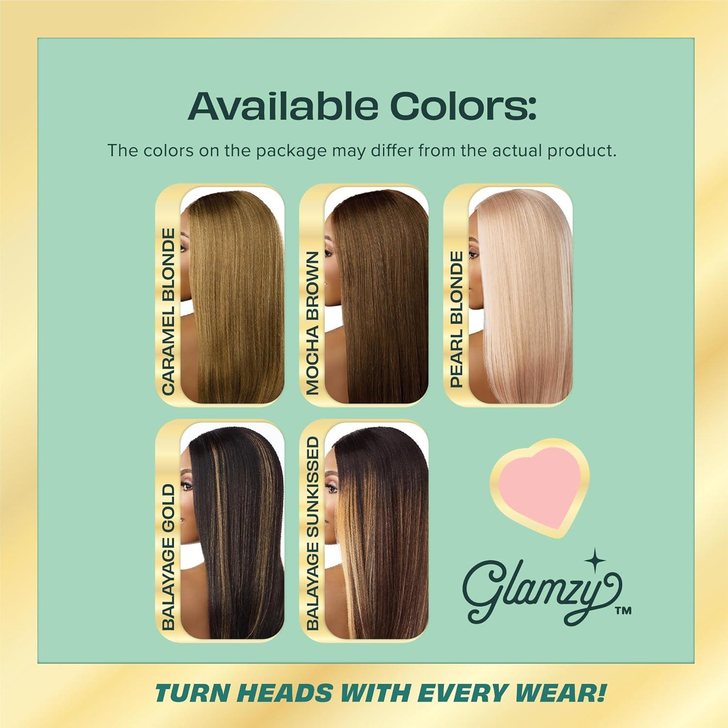 imageSensationnel Glamzy Lace Part Wigs Celestia Glueless Hand Tied Wider V Parting Synthetic Hair 1 JETBLACK2 DARKBROWN
