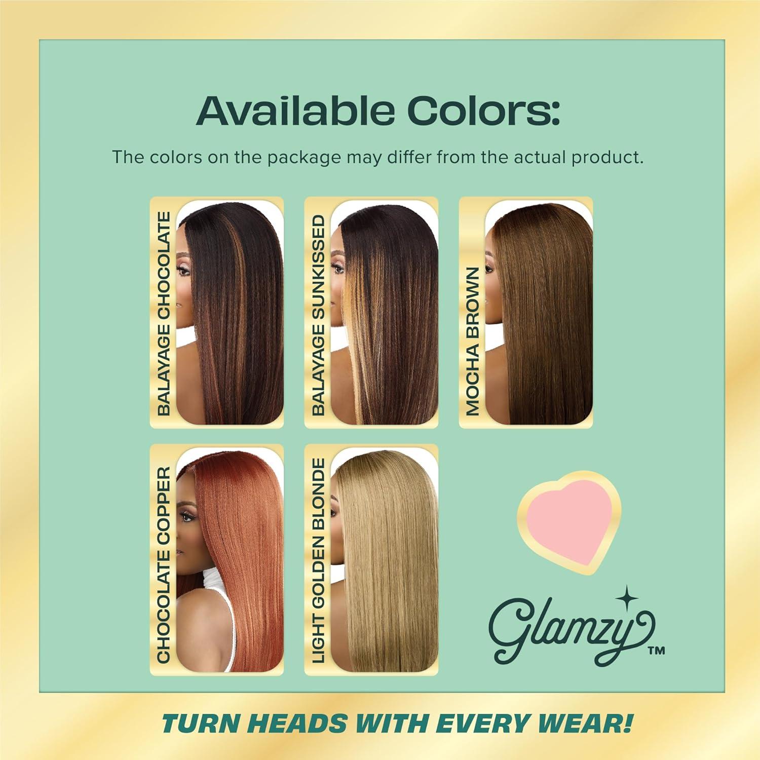 imageSensationnel Glamzy Lace Part Wigs Seraphina Glueless Hand Tied Wider V Parting Synthetic Hair 1 JETBLACKMOCHABROWN