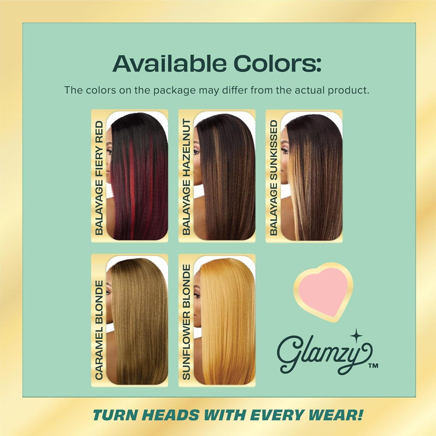 imageSensationnel Glamzy Lace Part Wigs Violetta Glueless Hand Tied Wider V Parting Synthetic Hair 1 JETBLACK2 DARKBROWN