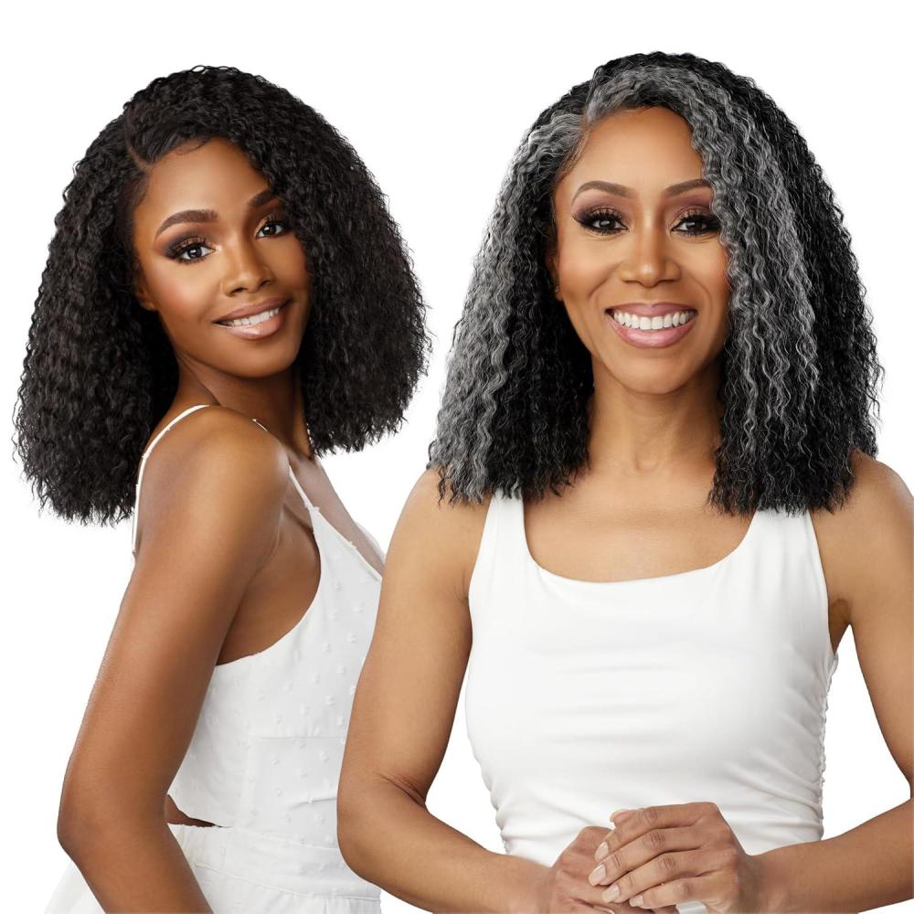 imageSensationnel Dashly Lace Saltandpepper Wig Sp Unit 4 Hand Tied Laceparting Ear to Ear Synthetic 1 JETBLACKM44