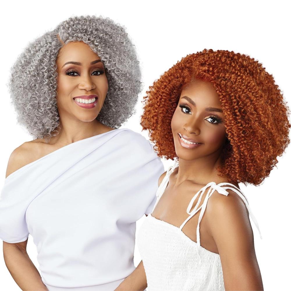 imageSensationnel Dashly Lace Saltandpepper Wig Sp Unit 8 Hand Tied Laceparting Ear to Ear Synthetic HL1B34HL1B34