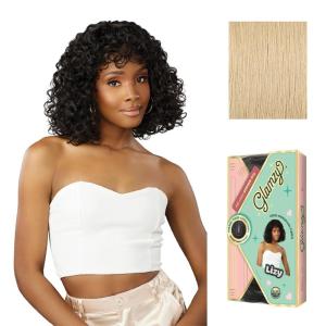 Sensationnel Glamzy Lace Crown Wig – Lizy Glueless Hand Tied CrownArea Synthetic Hair (1 JETBLACK)(BEIGEBLONDE)
