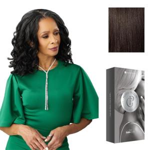 Sensationnel Platinum Glow 13X6 Wig – Coraline Lacefrontal Glueless human hair blend Preplucked Hairline (1 JETBLACK)(2 DARKBROWN)