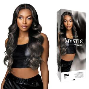 Sensationnel Shearmuse Mystic Krush Lace Wig – Esme Glueless Synthetic Preplucked Hairline Deep Laceparting Hand Tied (BALAYAGEOLIVEBEIGE)(BALAYAGESMOKYCHARCOAL)