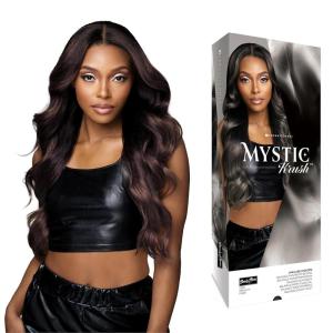 Sensationnel Shearmuse Mystic Krush Lace Wig – Esme Glueless Synthetic Preplucked Hairline Deep Laceparting Hand Tied (BALAYAGEOLIVEBEIGE)(BALAYAGESMOKYVIOLET)