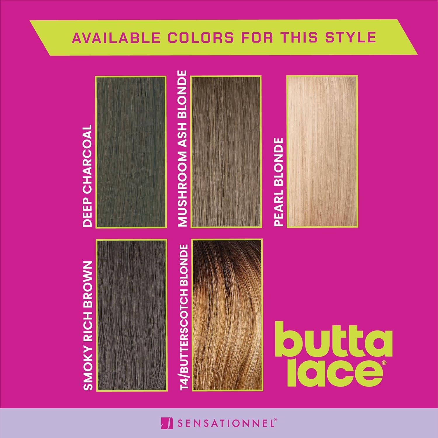 imageSensationnel Butta Lace Wigs Golden Glam Extra Wide 5 Inch Deep Parting Synthetic Preplucked Hairline Glueless Lacefront 1 JETBLACKT4BUTTERSCOTCHBLONDE