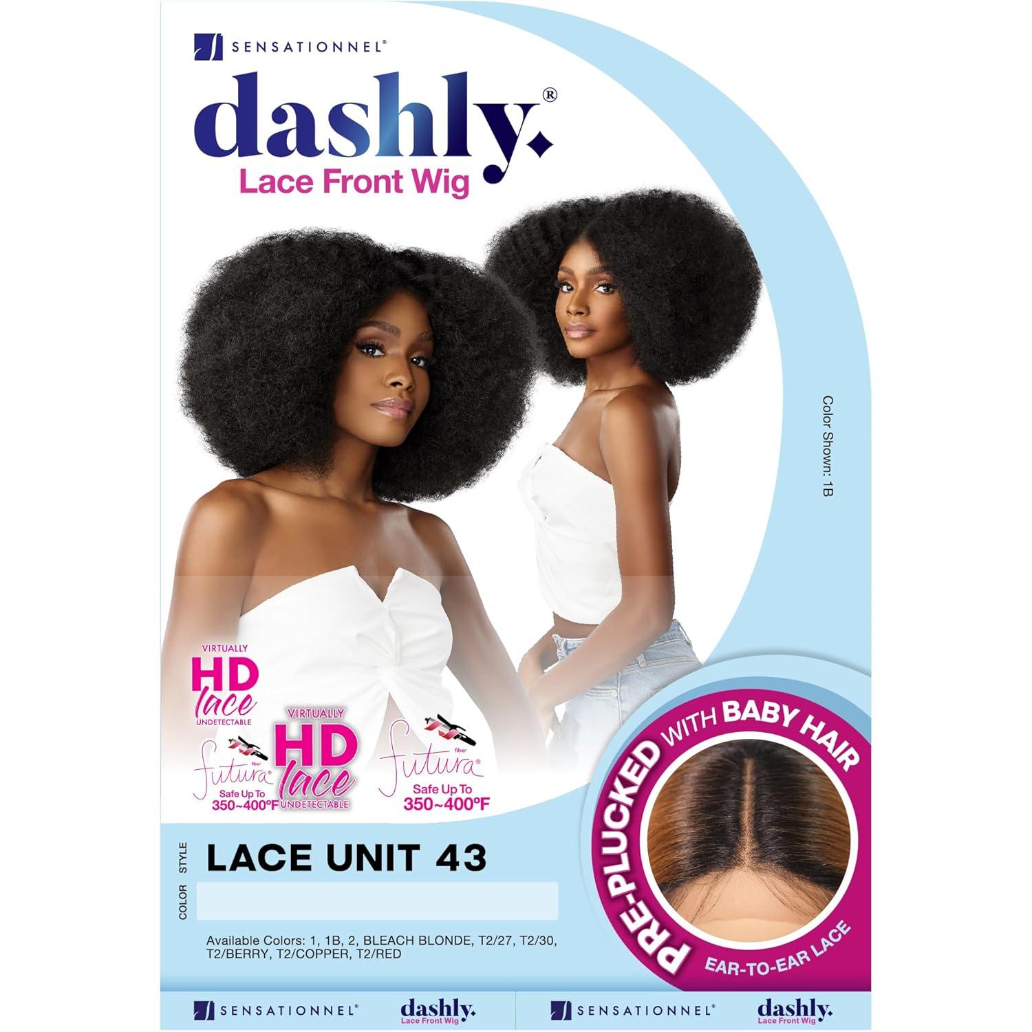imageSensationnel Dashly Lace Front Wig Unit 43 Hand Tied Laceparting Ear to Ear Synthetic BLEACHBLONDEBLEACHBLONDE
