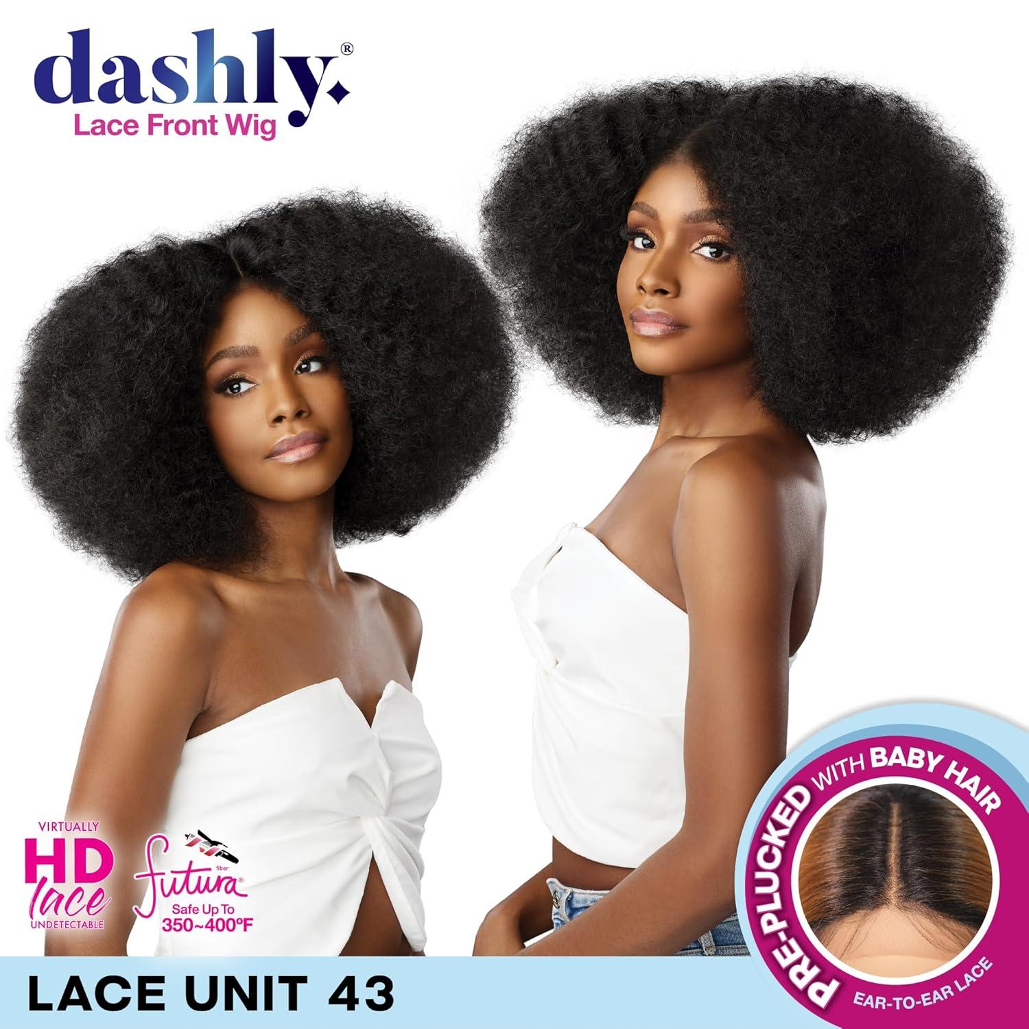 imageSensationnel Dashly Lace Front Wig Unit 43 Hand Tied Laceparting Ear to Ear Synthetic BLEACHBLONDEBLEACHBLONDE