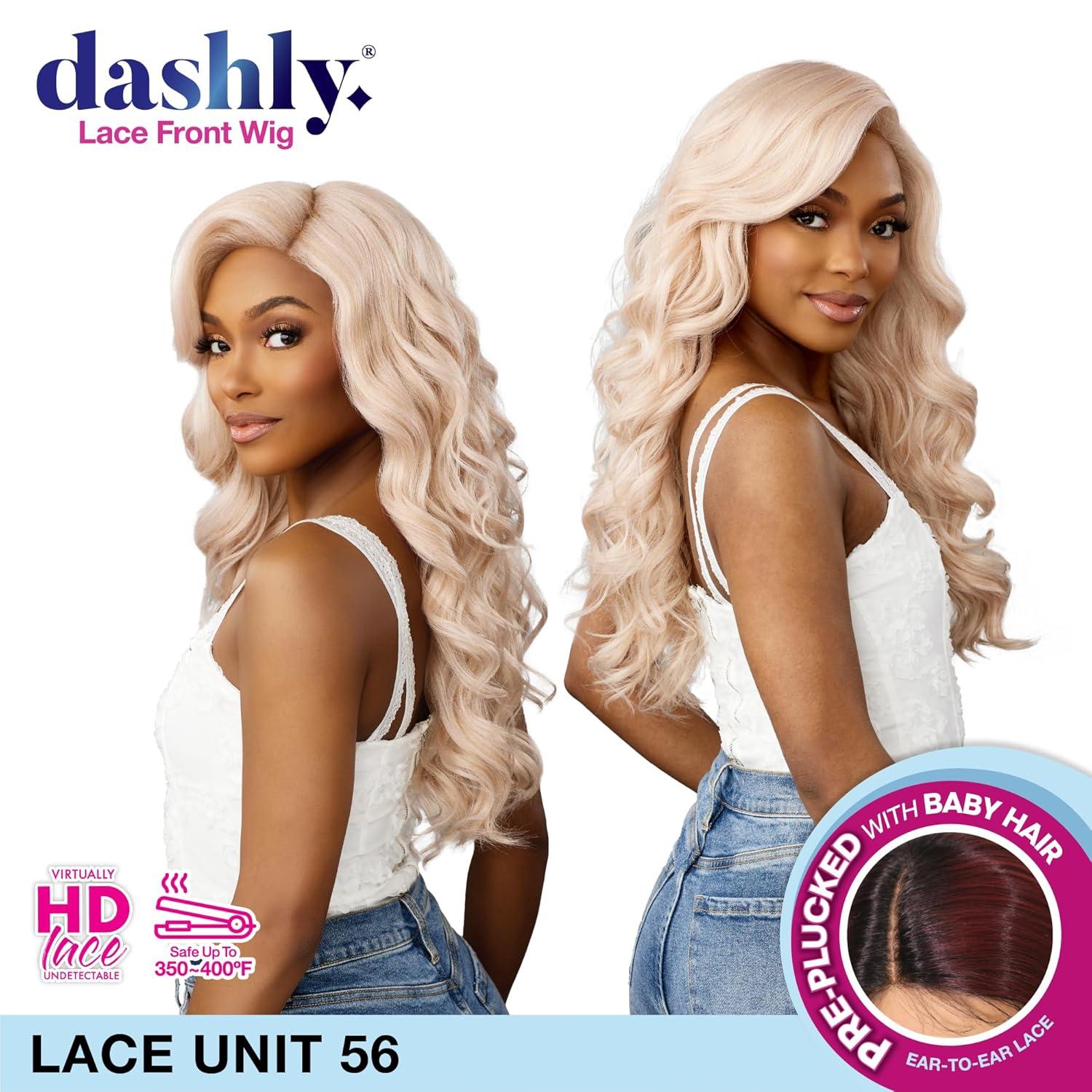 imageSensationnel Dashly Lace Front Wig Unit 56 Hand Tied Laceparting Ear to Ear Synthetic 1 JETBLACKCH30