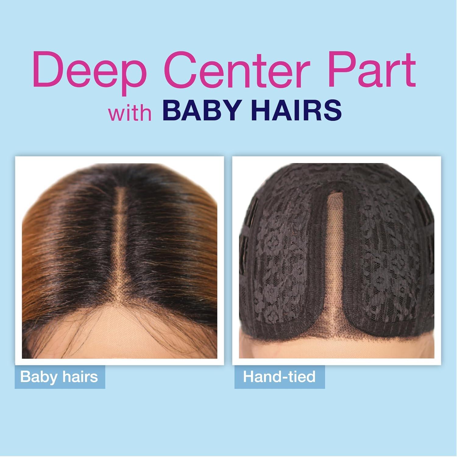imageSensationnel Dashly Lace Saltandpepper Wig Sp Unit 1 Hand Tied Laceparting Ear to Ear Synthetic 1 JETBLACK1 JETBLACK
