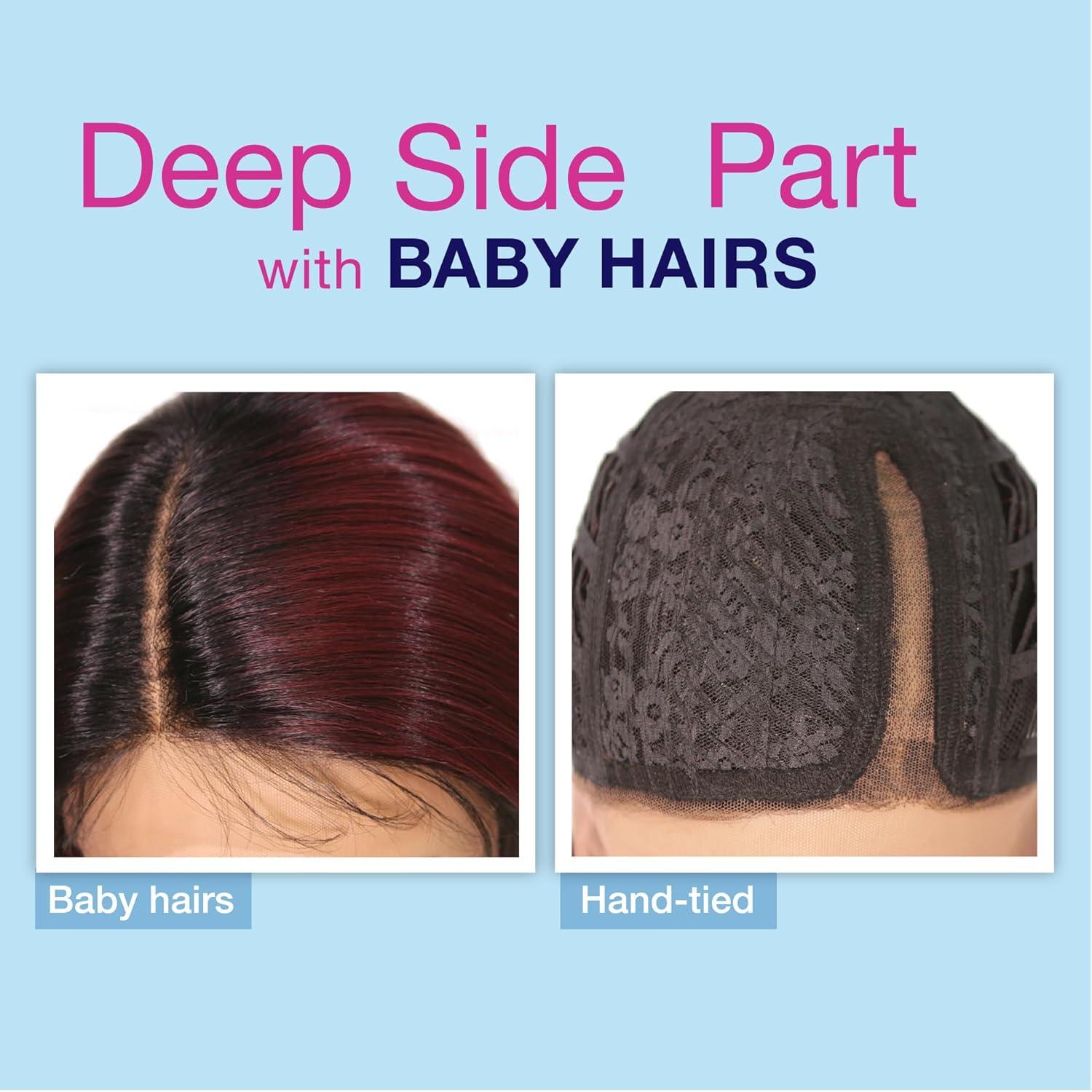 imageSensationnel Dashly Lace Saltandpepper Wig Sp Unit 7 Hand Tied Laceparting Ear to Ear Synthetic 1 JETBLACK1 JETBLACK