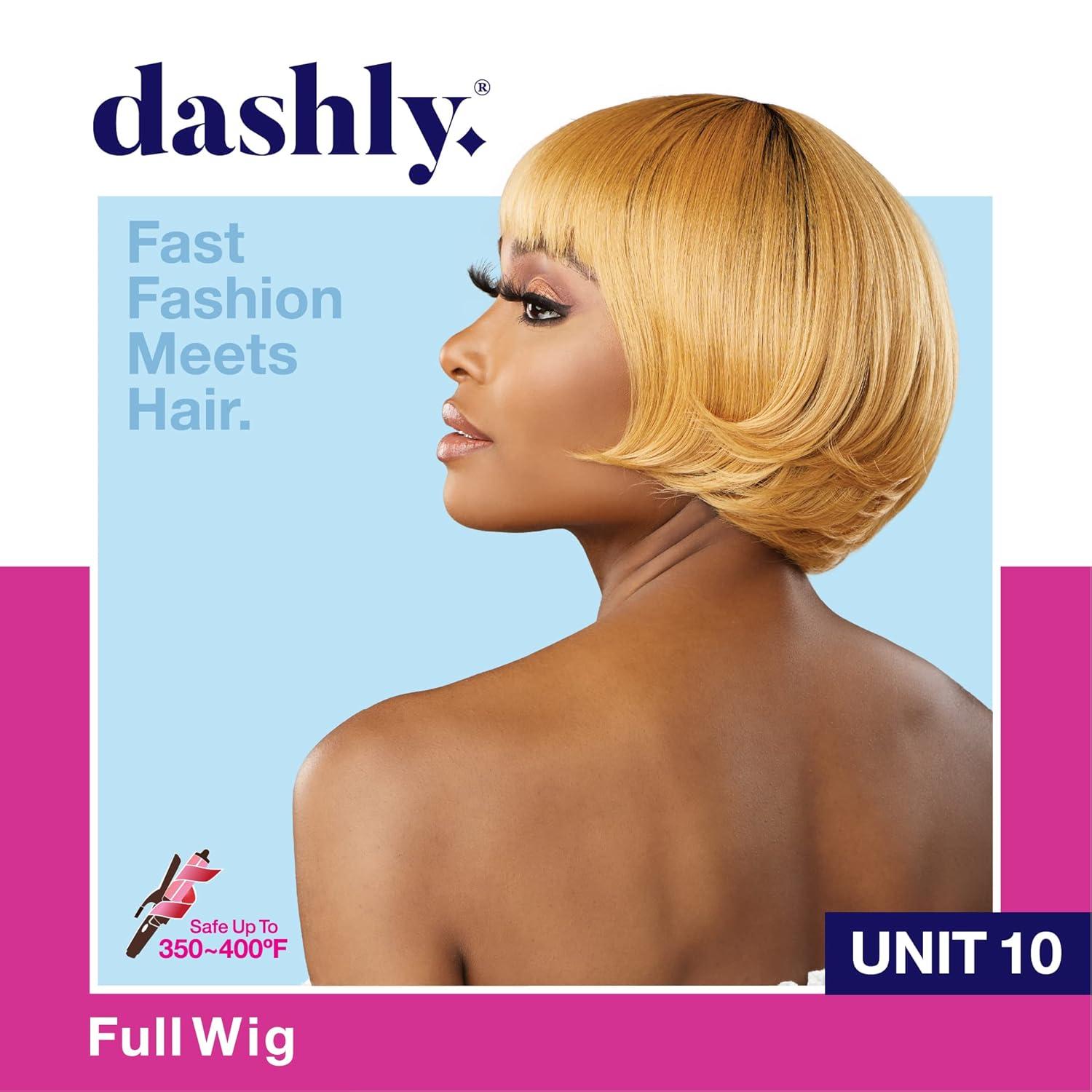 imageSensationnel Dashly Wig Unit 10 Non Lace Cap Ready to Wear Ear to Ear Lacepart Synthetic 1B OFFBLACK1B OFFBLACK