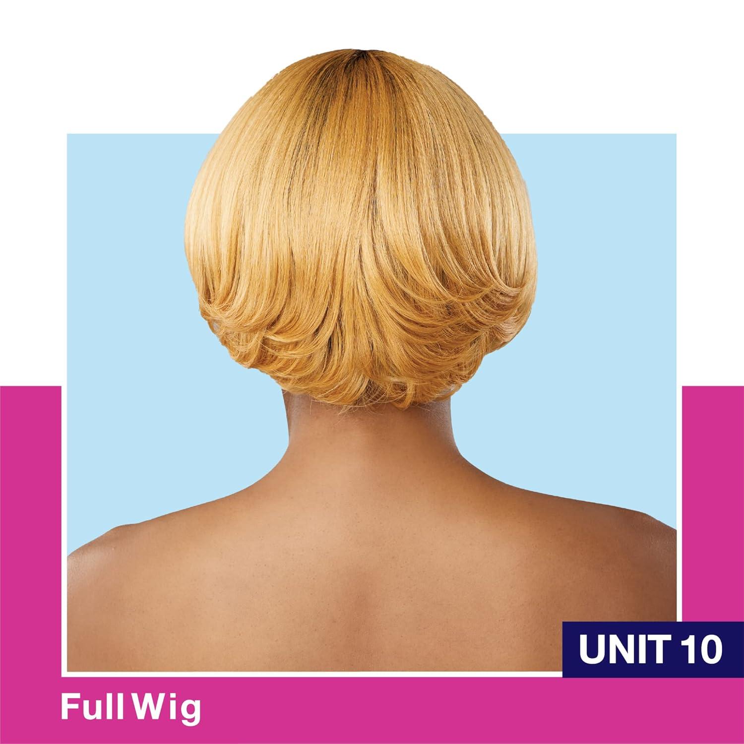 imageSensationnel Dashly Wig Unit 10 Non Lace Cap Ready to Wear Ear to Ear Lacepart Synthetic 1B OFFBLACKDARKPURPLE