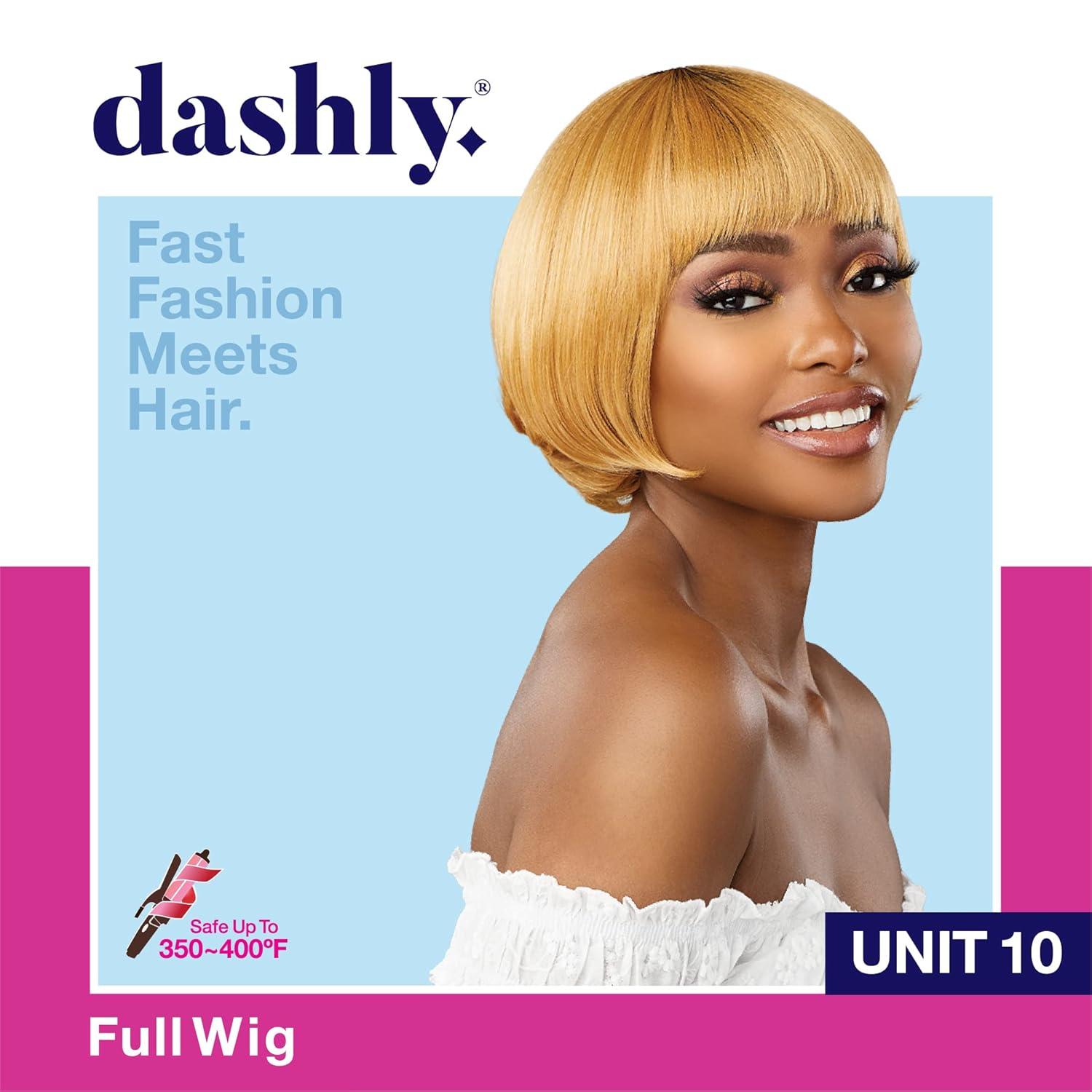 imageSensationnel Dashly Wig Unit 10 Non Lace Cap Ready to Wear Ear to Ear Lacepart Synthetic 1B OFFBLACKDARKPURPLE