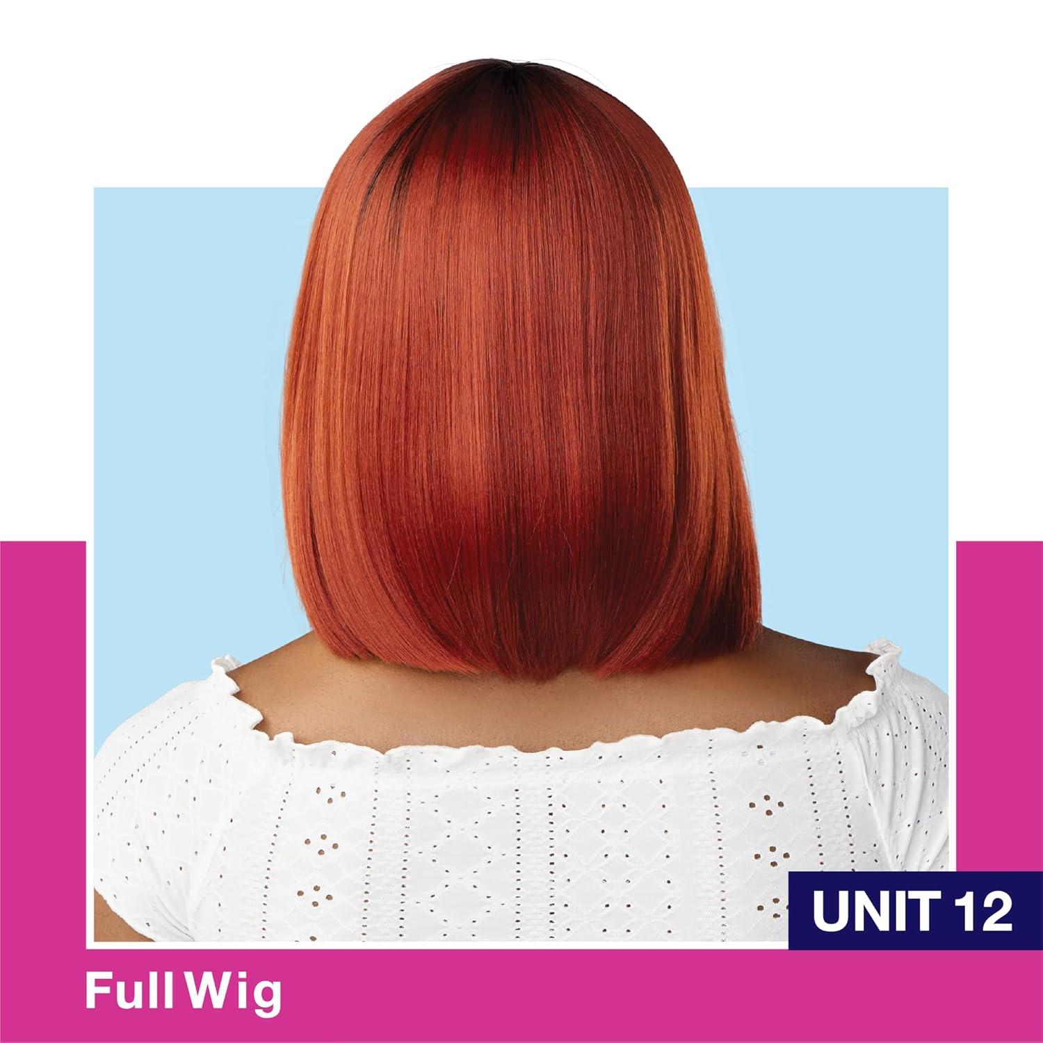 imageSensationnel Dashly Wig Unit 12 Non Lace Cap Ready to Wear Ear to Ear Lacepart Synthetic 1 JETBLACKT2BG