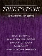 imageSensationnel Dashly Wig Unit 12 Non Lace Cap Ready to Wear Ear to Ear Lacepart Synthetic 1 JETBLACKT2PURPLE