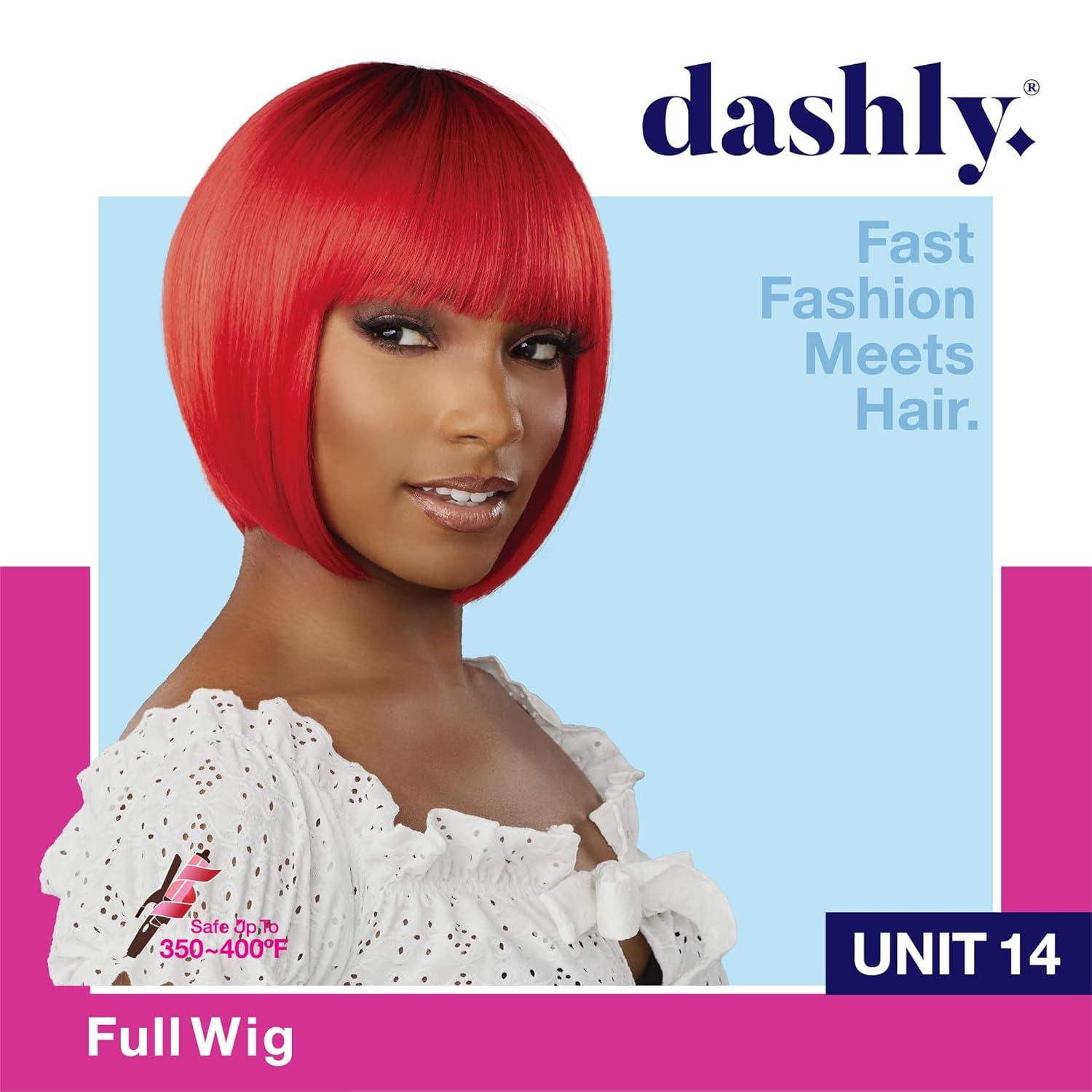 imageSensationnel Dashly Wig Unit 14 Non Lace Cap Ready to Wear Ear to Ear Lacepart Synthetic 1 JETBLACK1 JETBLACK