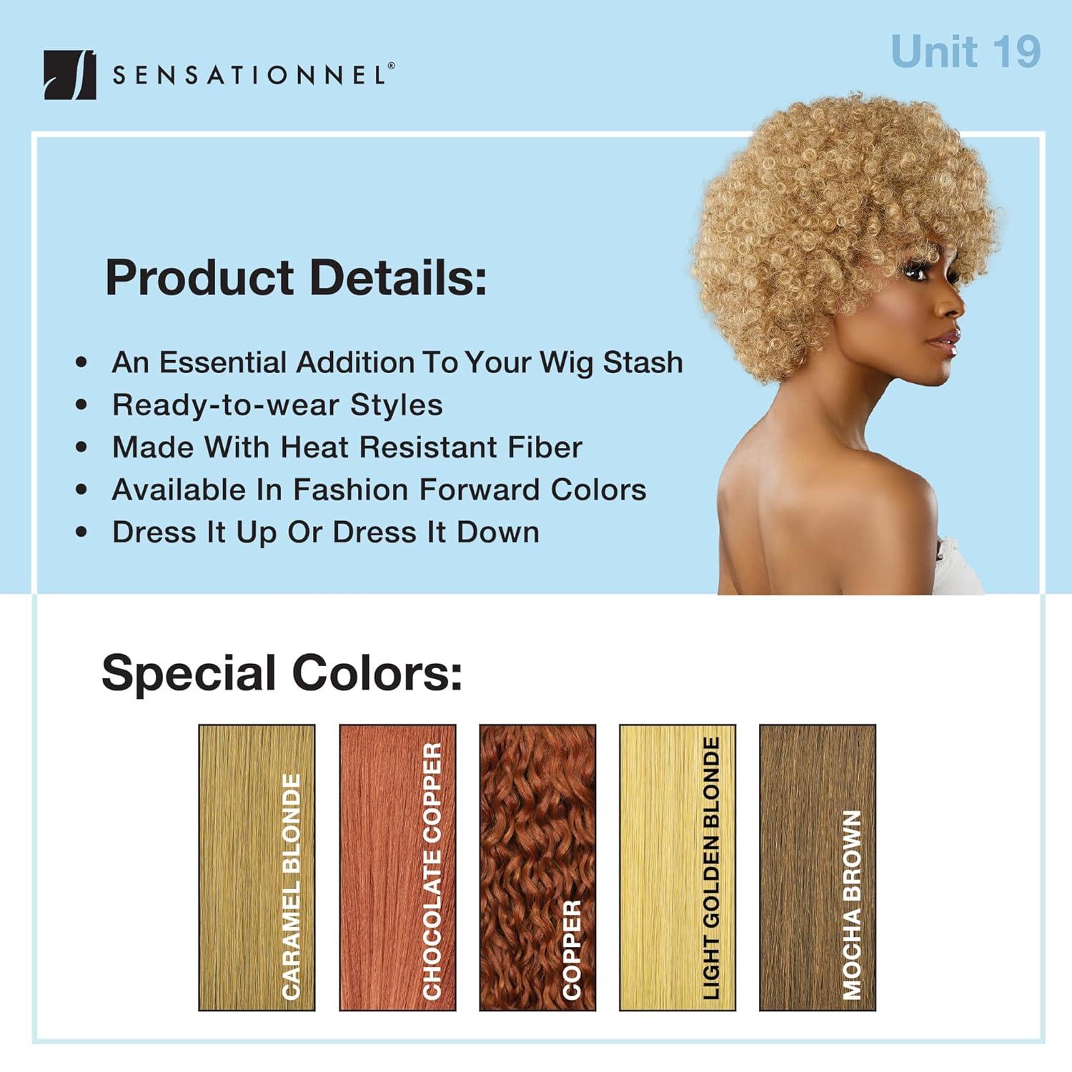 imageSensationnel Dashly Wig Unit 19 Non Lace Cap Ready to Wear Ear to Ear Lacepart Synthetic 1 JETBLACKMOCHABROWN