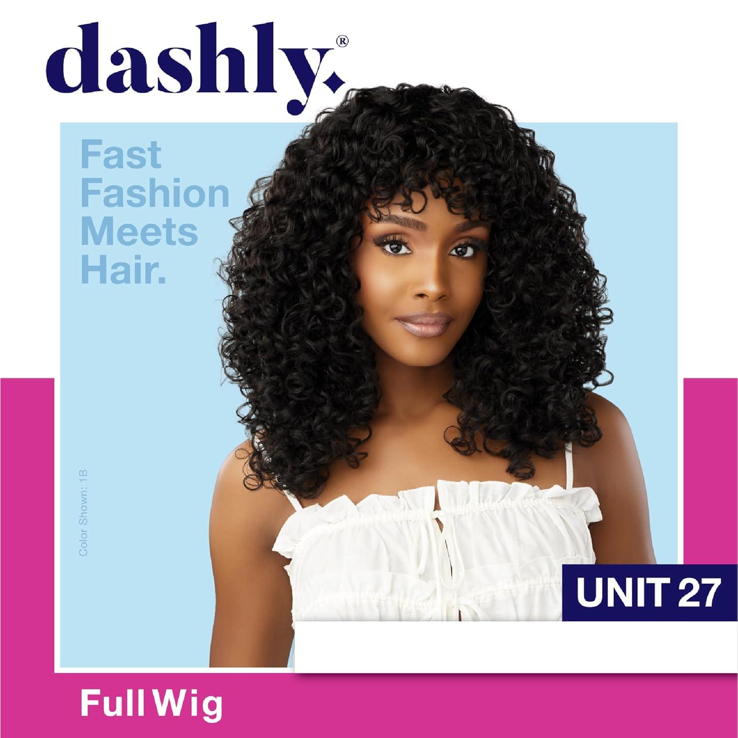 imageSensationnel Dashly Wig Unit 27 Non Lace Cap Ready to Wear Synthetic 1 JETBLACK1B OFFBLACK
