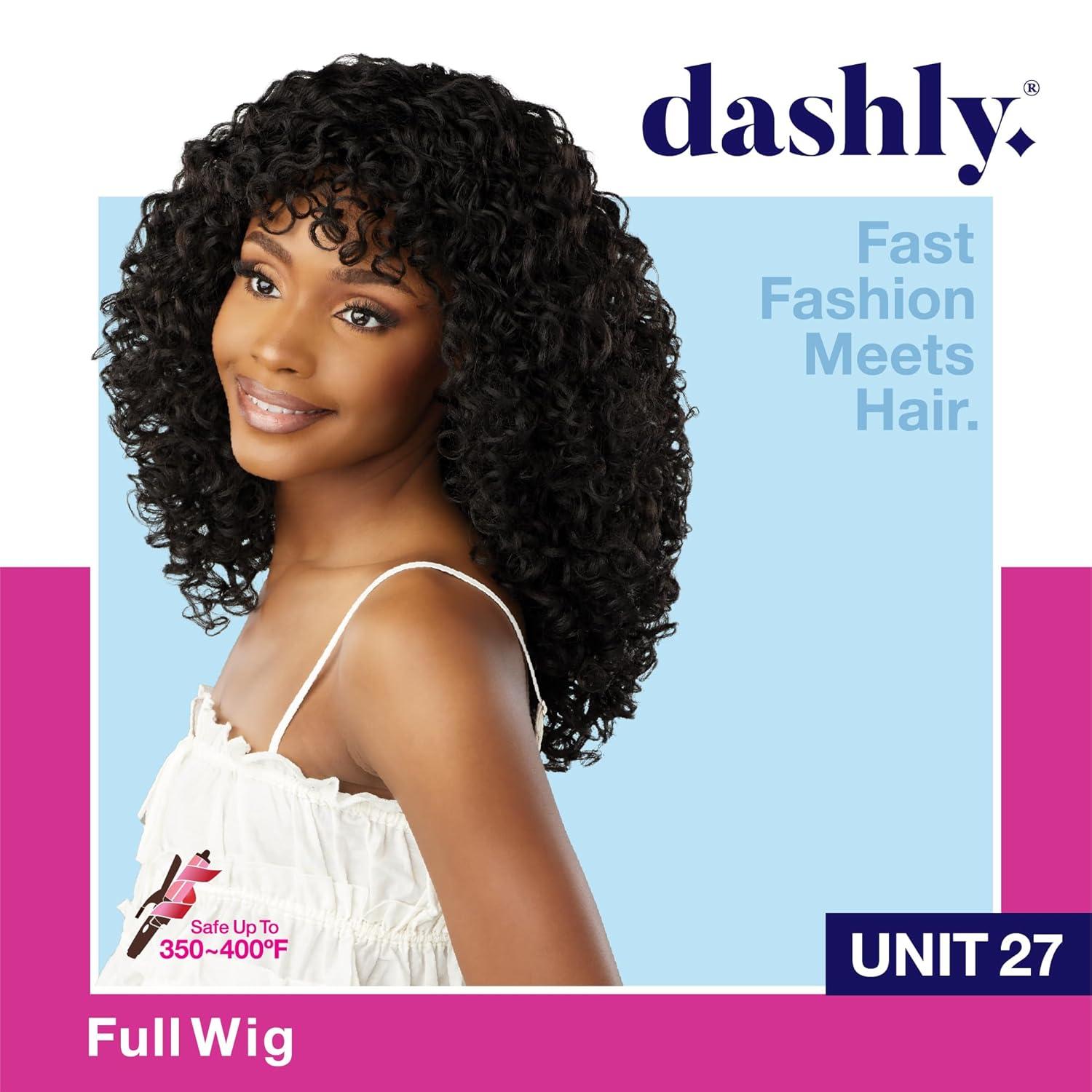 imageSensationnel Dashly Wig Unit 27 Non Lace Cap Ready to Wear Synthetic 1 JETBLACK2 DARKBROWN