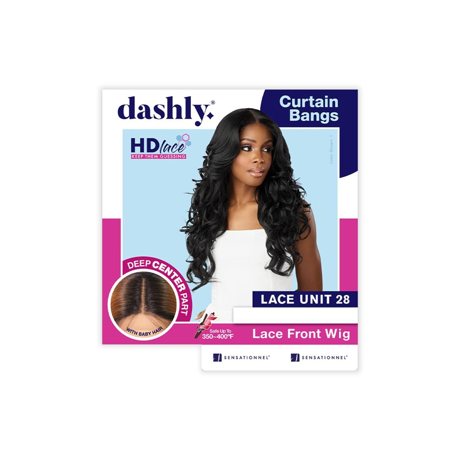 imageSensationnel Dashly Wig Unit 28 Non Lace Cap Ready to Wear Ear to Ear Lacepart Synthetic CHBLONDE
