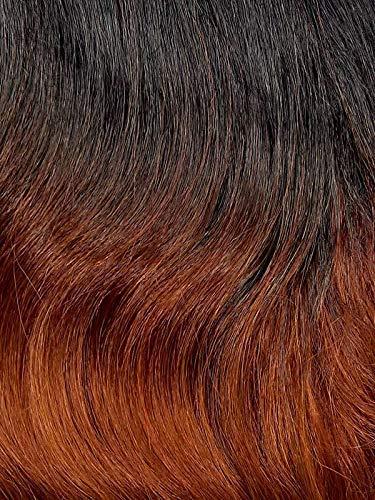 imageSensationnel Instant Updown Halfwig Pony Iud 1 4 Style in 1 Half Wig And Pony Drawstring 1 JETBLACKT2COPPER