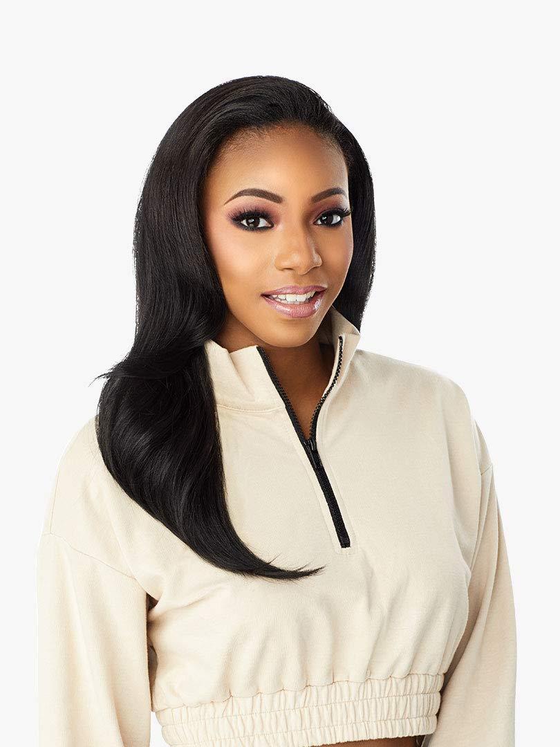 imageSensationnel Instant Updown Halfwig Pony Iud 1 4 Style in 1 Half Wig And Pony Drawstring 1 JETBLACKT2COPPER