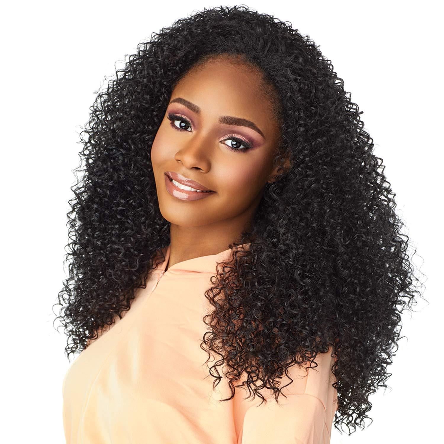imageSensationnel Instant Updown Halfwig Pony Iud 3 4 Style in 1 Half Wig And Pony Drawstring 1 JETBLACKT230