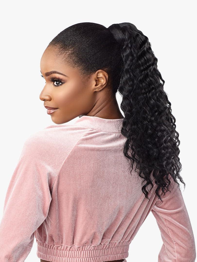 imageSensationnel Instant Updown Halfwig Pony Unit 12 4 Style in 1 Half Wig and Pony Wrap 1 JETBLACKT2COPPER