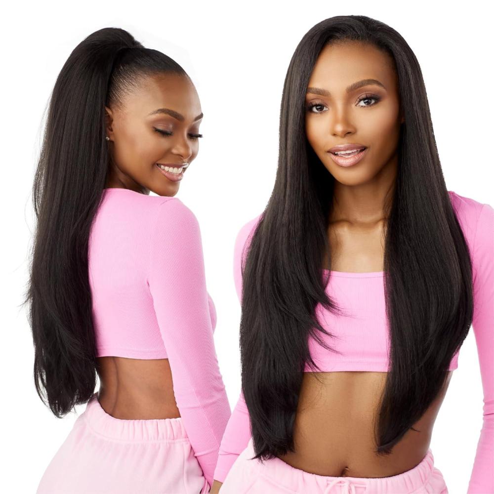 imageSensationnel Instant Updown Halfwig Pony Iud 21 4 Style in 1 Half Wig And Pony Drawstring 1 JETBLACK1 JETBLACK