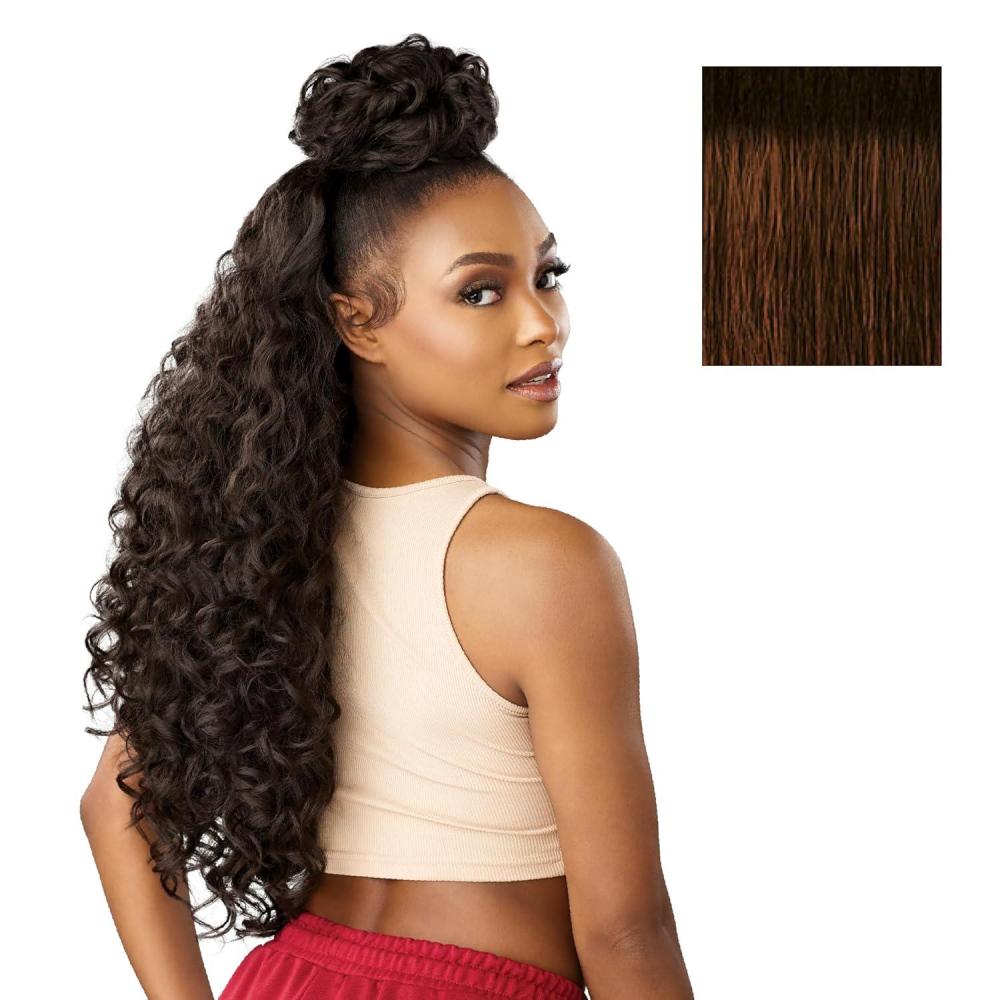 imageSensationnel Instant Updown Halfwig Pony Iud 23 4 Style in 1 Half Wig And Pony Drawstring 1 JETBLACKTH2COPPER