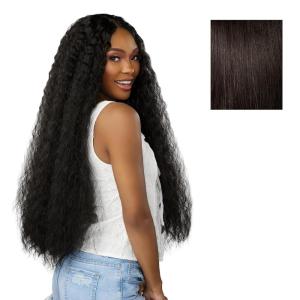 Sensationnel Dashly Lace Front Wig – Unit 52 Hand Tied Laceparting Ear to Ear Synthetic (1 JETBLACK)(2 DARKBROWN)