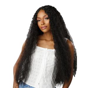 Sensationnel Dashly Lace Front Wig – Unit 52 Hand Tied Laceparting Ear to Ear Synthetic (1 JETBLACK)(F1B/27)