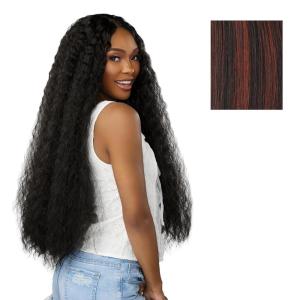 Sensationnel Dashly Lace Front Wig – Unit 52 Hand Tied Laceparting Ear to Ear Synthetic (1 JETBLACK)(F1B/350)