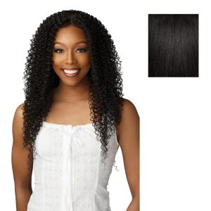 Sensationnel Dashly Lace Front Wig – Unit 54 Hand Tied Laceparting Ear to Ear Synthetic (1 JETBLACK)(1B OFFBLACK)