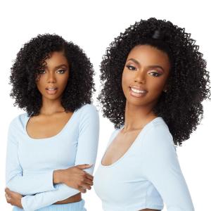 Sensationnel Instant Updown Halfwig Pony – Iud 20 4 Style in 1 Half Wig And Pony Drawstring (1 JETBLACK)(1 JETBLACK)