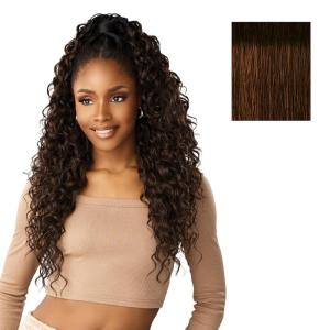 Sensationnel Instant Updown Halfwig Pony – Iud 24 4 Style in 1 Half Wig And Pony Drawstring (1 JETBLACK)(TH2/COPPER)
