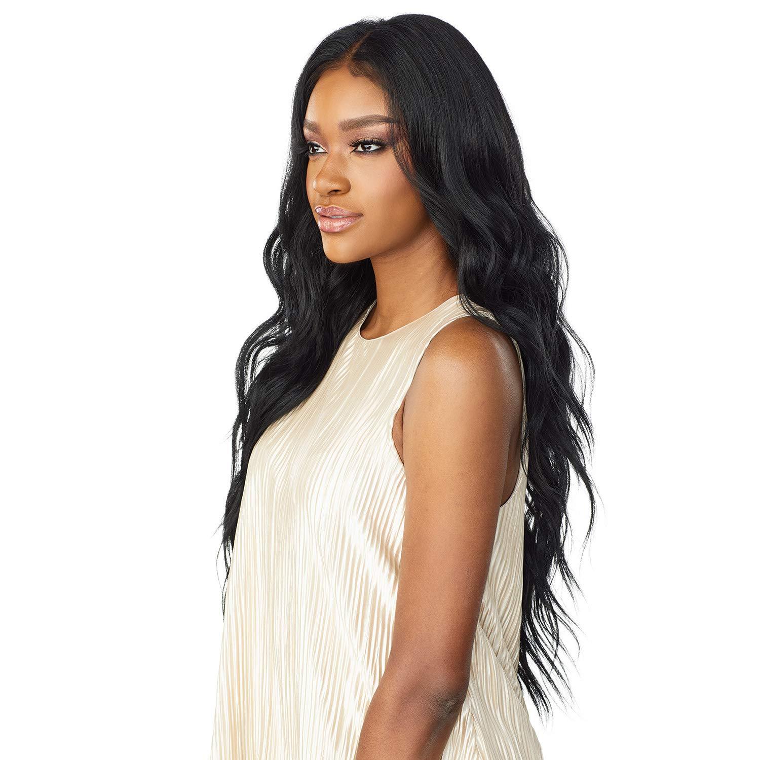 imageSensationnel What Lace 13X6 Wigs Brielle Lacefrontal Hand Tied Glueless Synthetic With Natural Density Preplucked Hairline FLAMBOYAGECOPPERFLAMBOYAGECOPPER