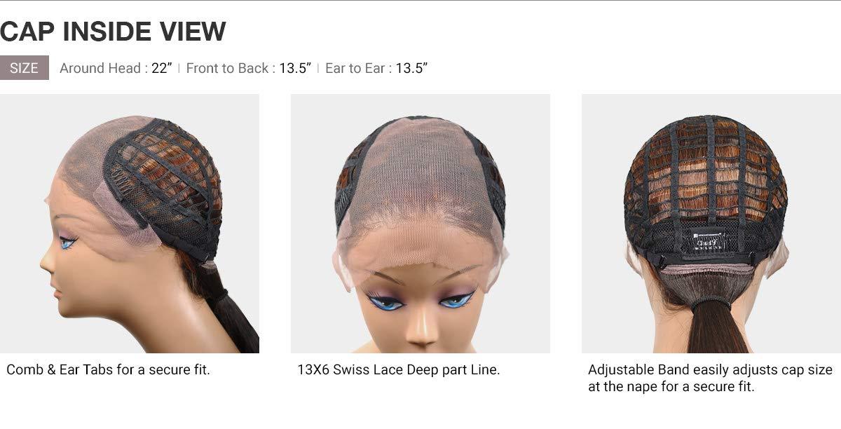 imageSensationnel What Lace 13X6 Wigs Brielle Lacefrontal Hand Tied Glueless Synthetic With Natural Density Preplucked Hairline FLAMBOYAGECOPPERFLAMBOYAGECOPPER