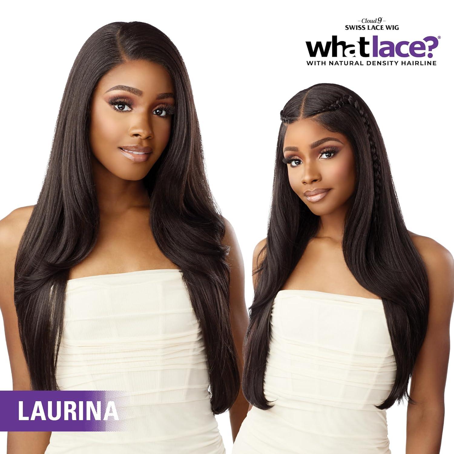 imageSensationnel What Lace 13X6 Wigs Laurina Lacefrontal Hand Tied Glueless Synthetic With Natural Density Preplucked Hairline 1 JETBLACKSHGOLDENWALNUT