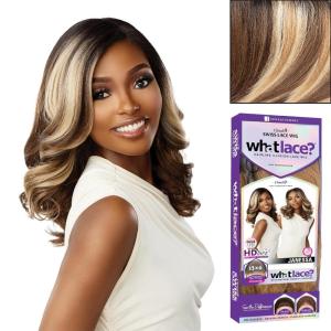 Sensationnel What Lace 13X6 Wigs – Janessa Lacefrontal Hand Tied Glueless Synthetic With Natural Density Preplucked Hairline (DH/APPLERED)(DH/APPLERED)