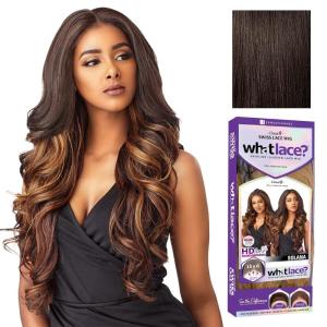 Sensationnel What Lace 13X6 Wigs – Solana Lacefrontal Hand Tied Glueless Synthetic With Natural Density Preplucked Hairline (1 JETBLACK)(2 DARKBROWN)