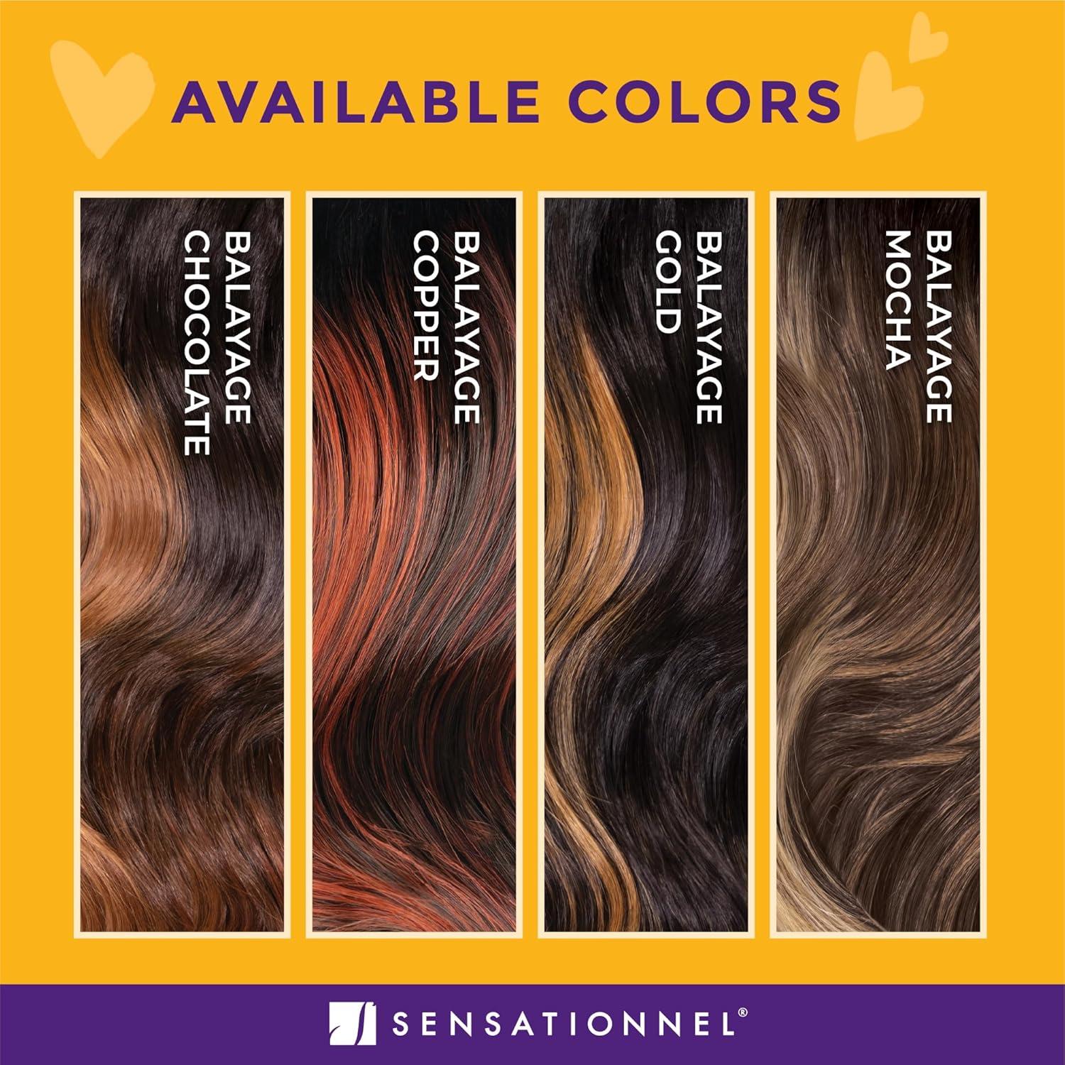 imageSensationnel Curls Kinksandco Kinkyedges Wig Kinky Straight 24 Inch 13X6 Lace Frontal Natural Kinkytexture Edged Hairline for Natural 3C to 4C Hair Textures 1 JETBLACKBALAYAGEGOLD