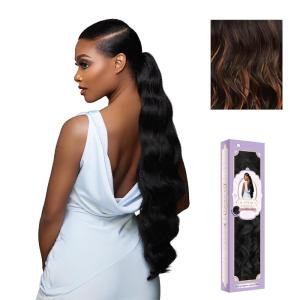 Sensationnel Glamora Glam Updo Hairextension – Unit 6 Ready to Wear Synthetic with Adjustable Drawstring Cap (1 JETBLACK)(F1B/30)