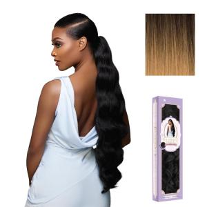 Sensationnel Glamora Glam Updo Hairextension – Unit 6 Ready to Wear Synthetic with Adjustable Drawstring Cap (1 JETBLACK)(T2/27)